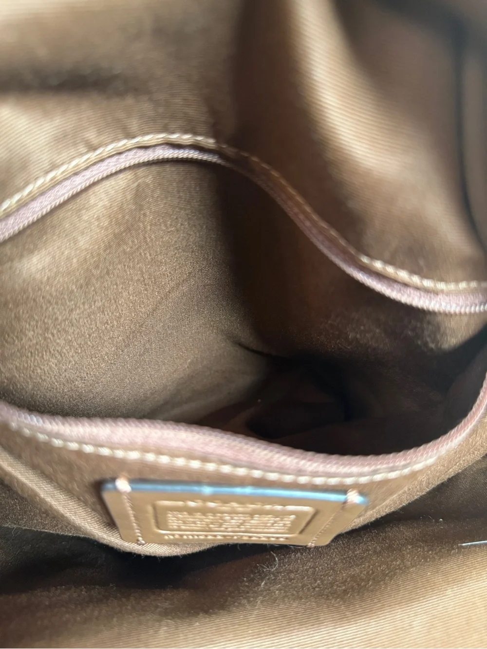 Coach Canvas Leather Backpack F32200